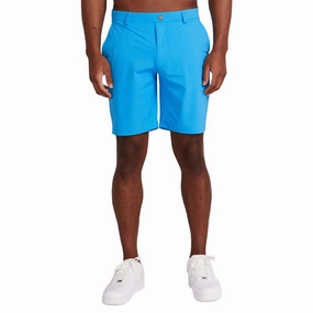 Redvanly Hanover Pull-On 9 Golf Shorts Malibu Blue - SS24 Men