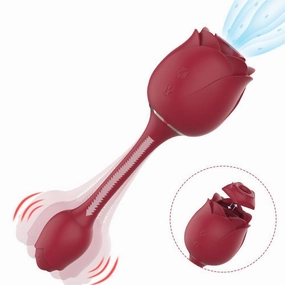 Rose Sex Toy Vibrators with 9 Sucking & 9 Vibrating Modes