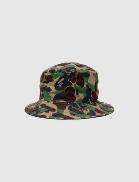 SAINT MICHAEL x BATHING APE BUCKET HAT
