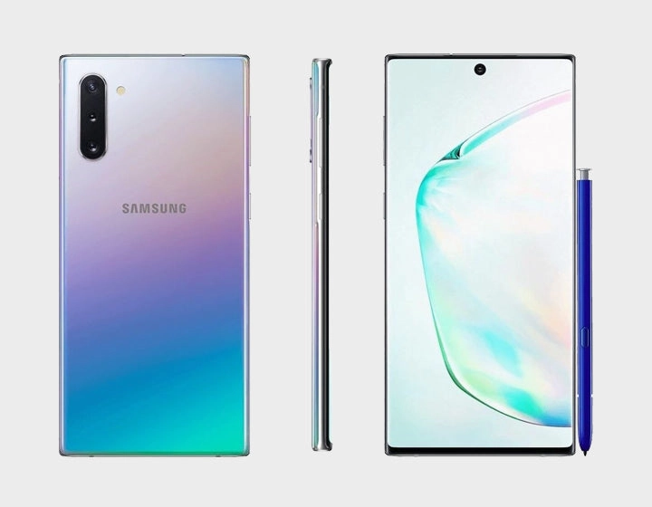Samsung Galaxy Note 10  N975F/DS 256GB, 12GB RAM,Dual SIM , Factory Unlocked - (Aura Glow)