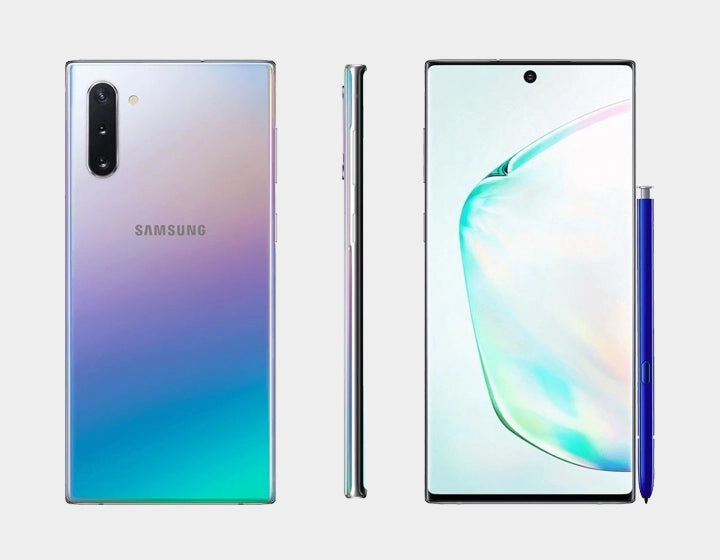 Samsung Galaxy Note 10  N975F/DS 256GB, 12GB RAM,Dual SIM , Factory Unlocked - (Aura Glow)