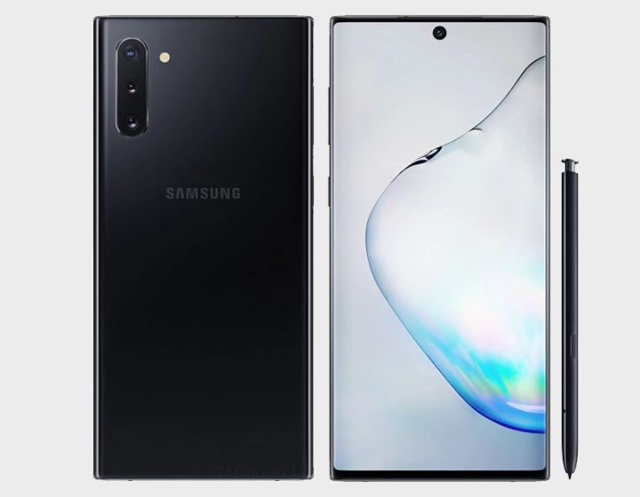 Samsung Galaxy Note 10 SM-N970F/DS 256GB 8GB RAM Factory Unlocked GSM - Aura Black