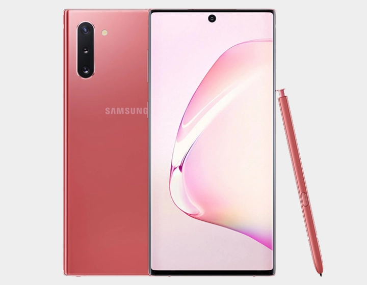 Samsung Galaxy Note 10 SM-N970F/DS 256GB 8GB RAM Factory Unlocked GSM - Aura Pink