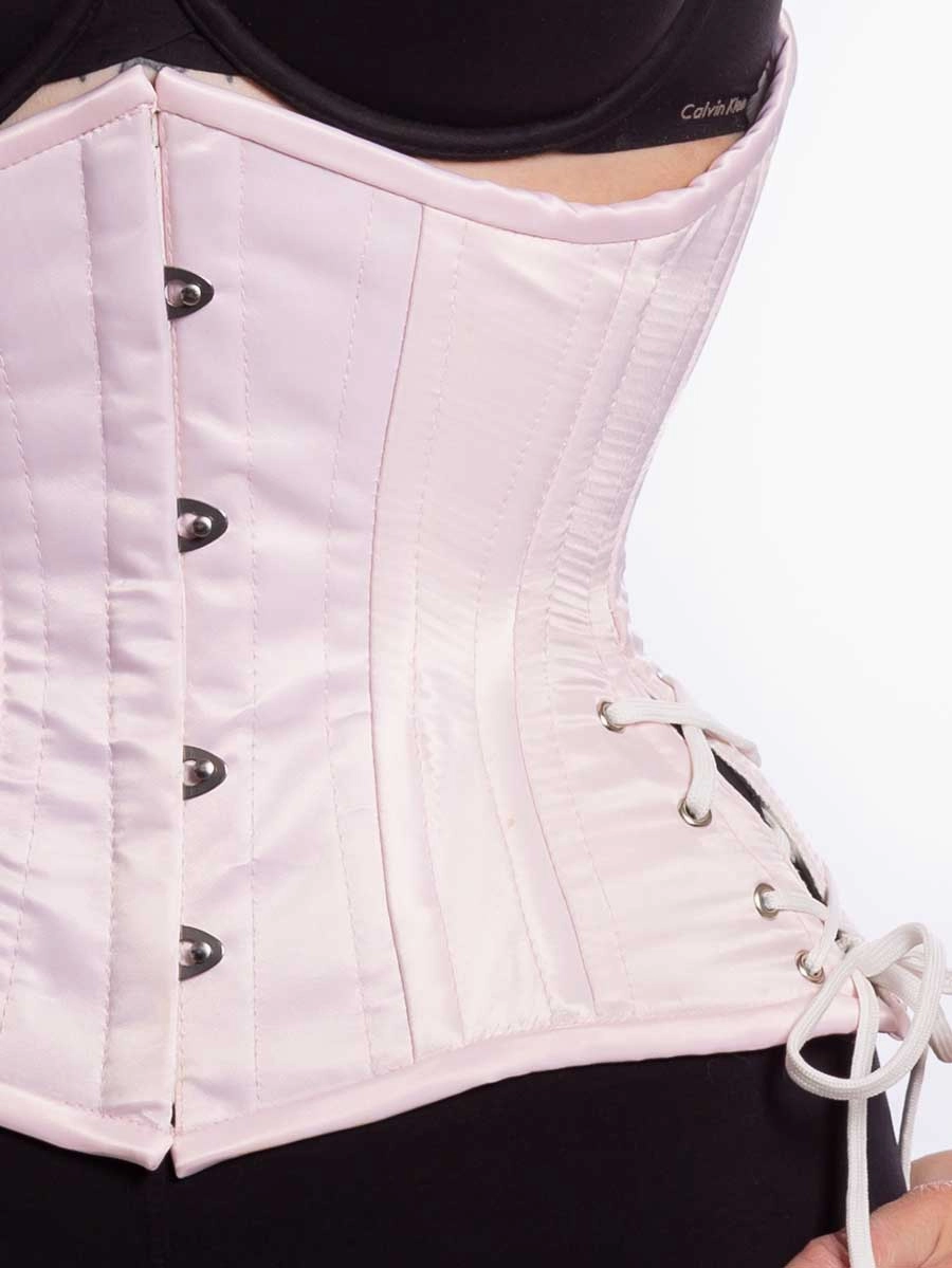 Satin Hourglass Curve Standard Underbust Corset with Hip Ties : CS-426