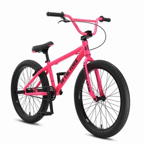 SE Bikes So Cal Flyer 24 BMX Bike Neon Pink 2024