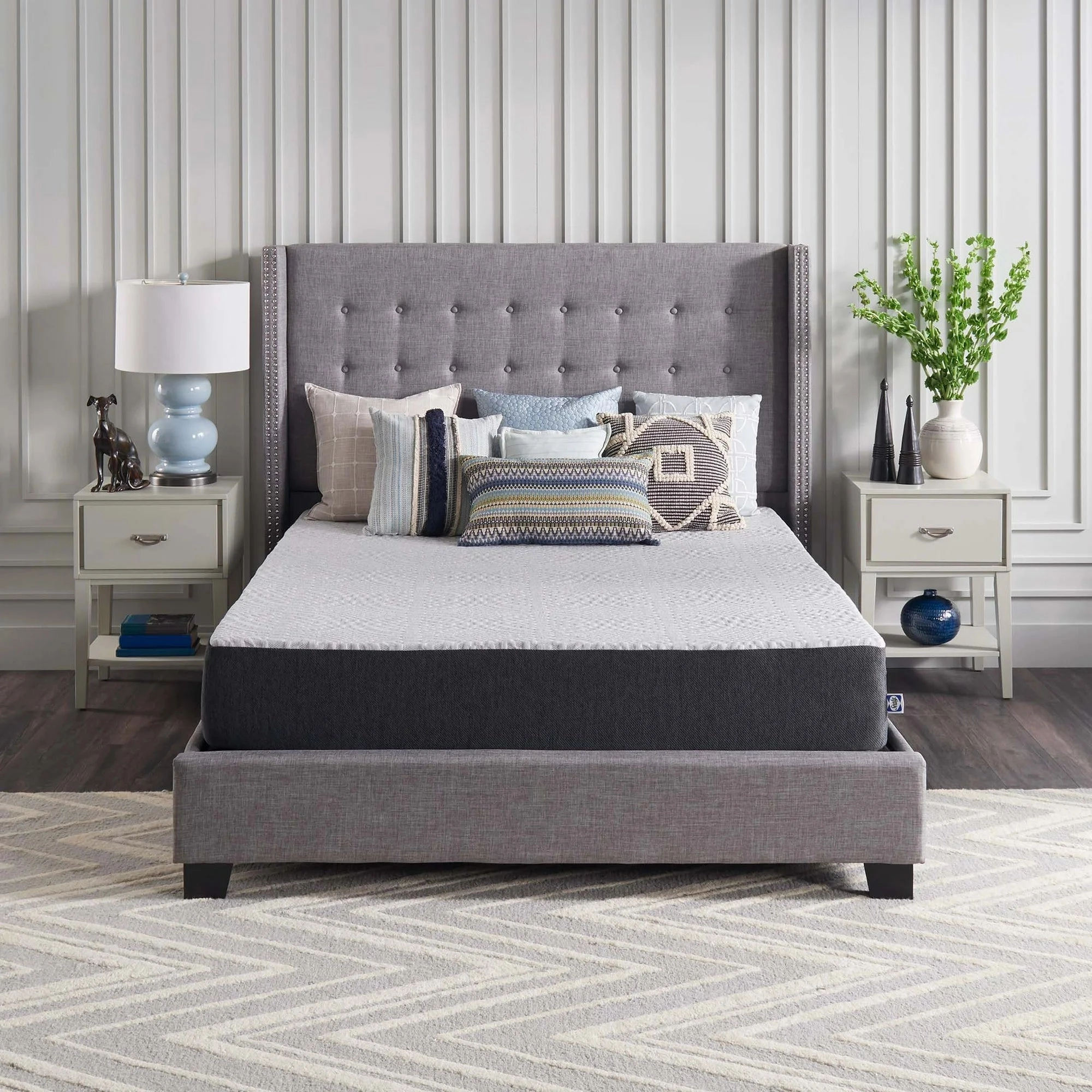 Sealy F03-00154-KG0 Essentials 10" King Gel Memory Foam Mattress-in-a-Box, Adult