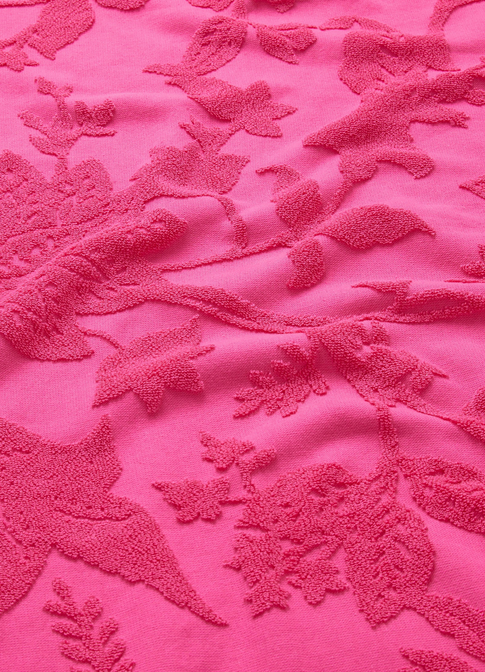 Silk Road Jacquard Beach Towel - Rose Pink