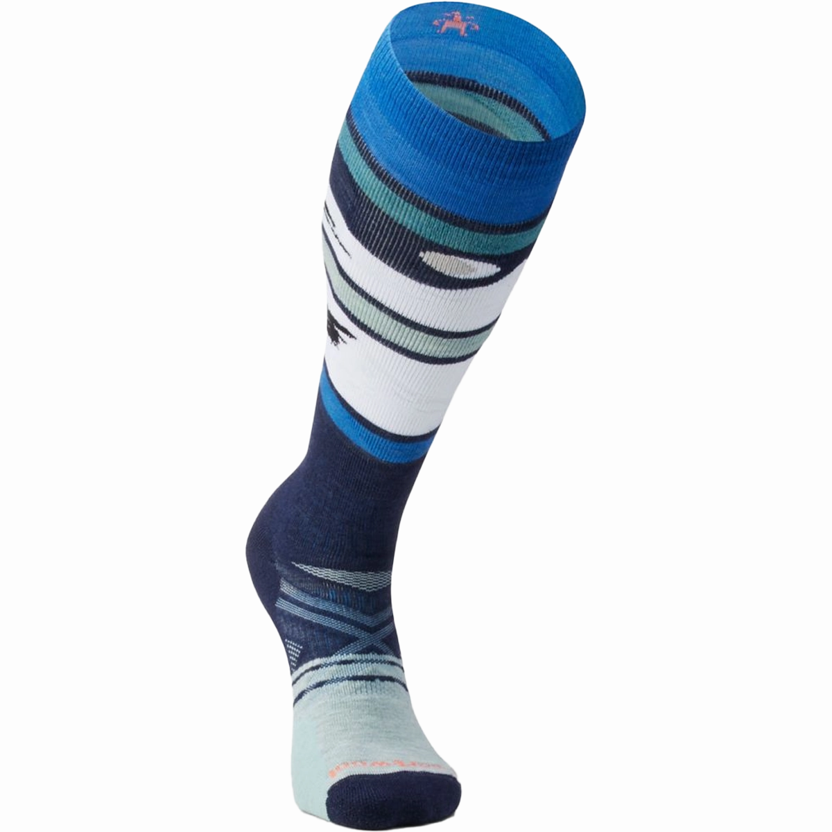 Ski Full Cushion Midnight Pattern Over The Calf Socks