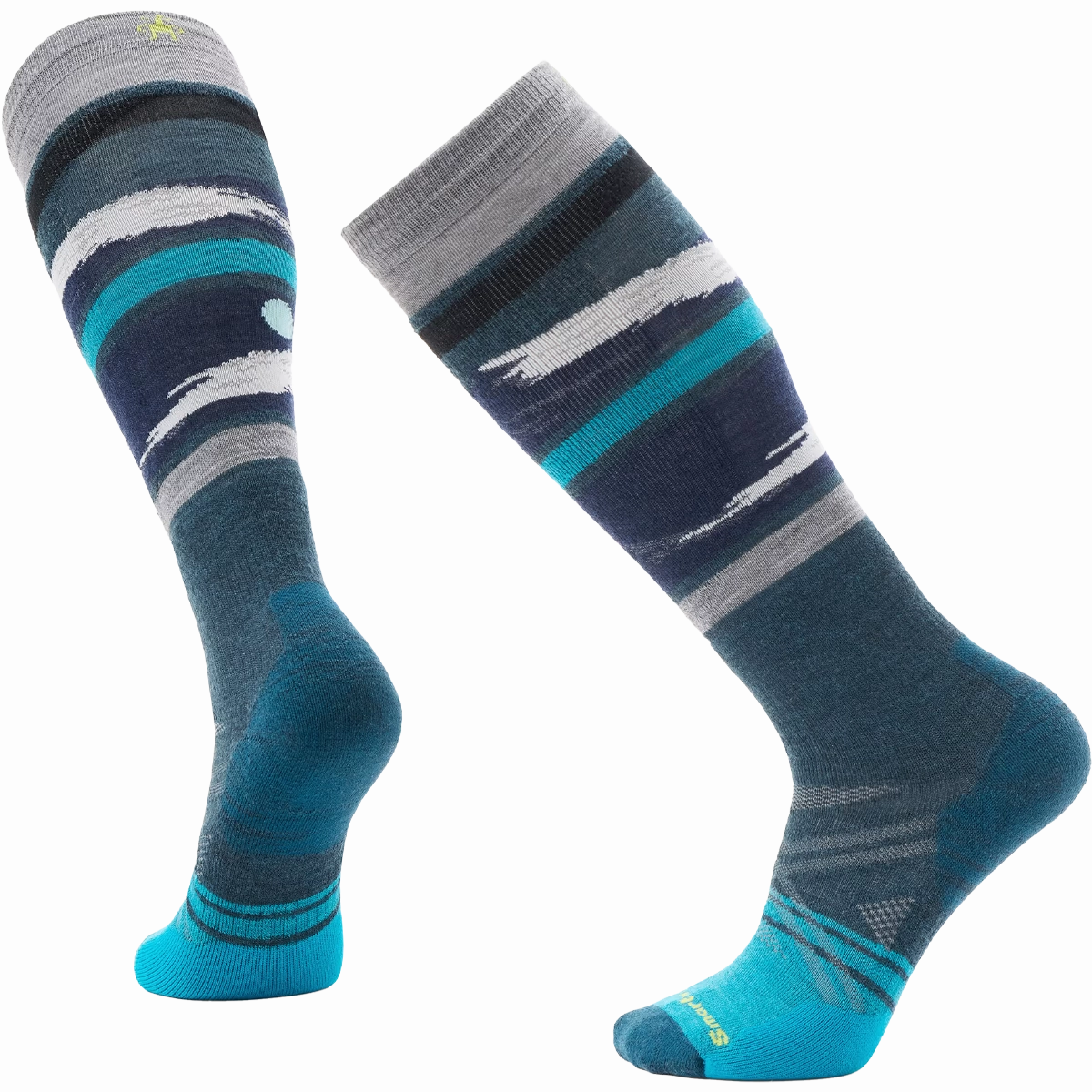 Ski Full Cushion Midnight Pattern Over The Calf Socks