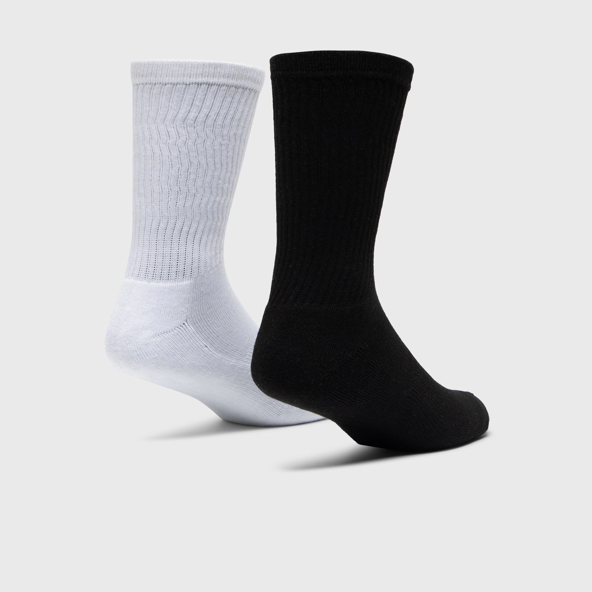 Sonneti Basic Crew Socks 6-Pack White / Black