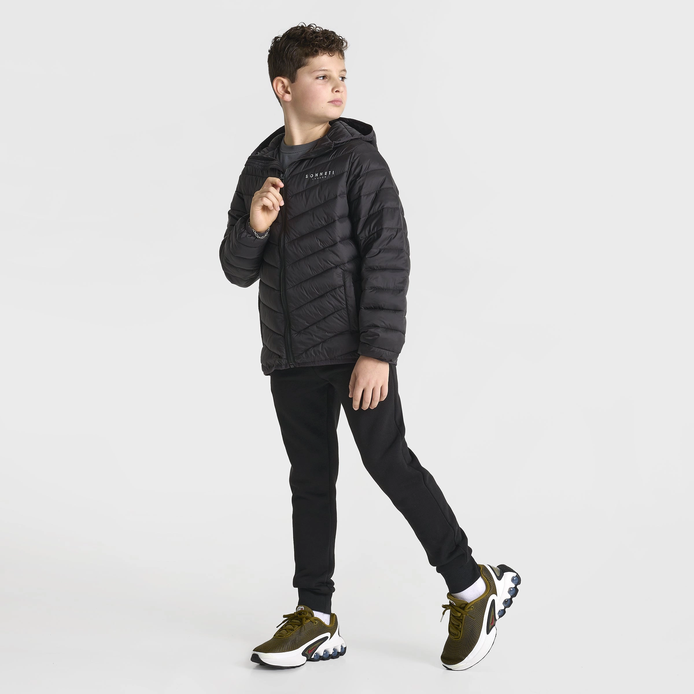 Sonneti Junior Boys' Rappel Packable Jacket / Black