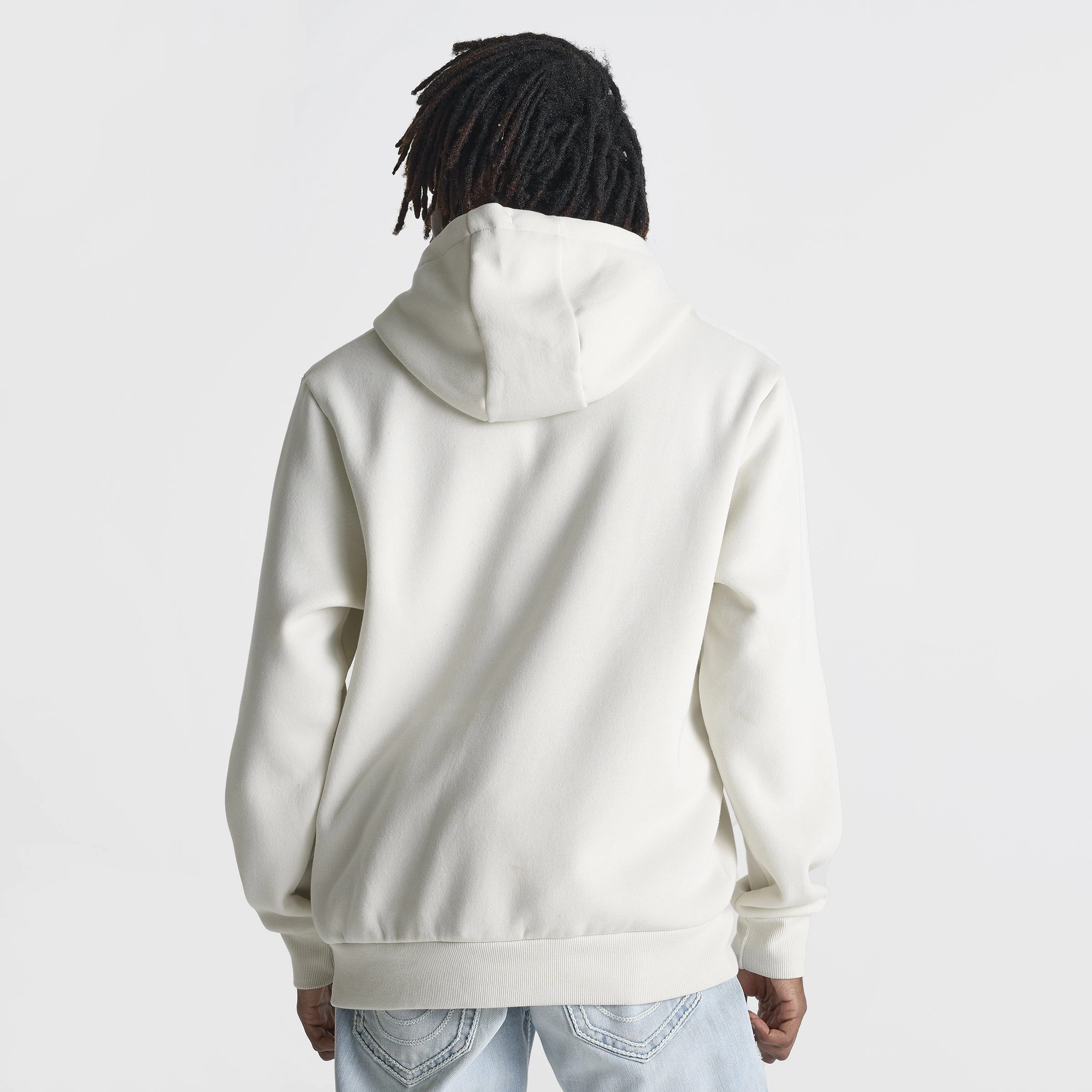 Sonneti London Fleece Pullover Hoodie / White Onyx