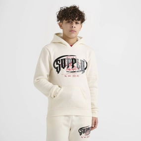 Supply & Demand Junior Boys' Chrome Hoodie Tofu / Chinese Red