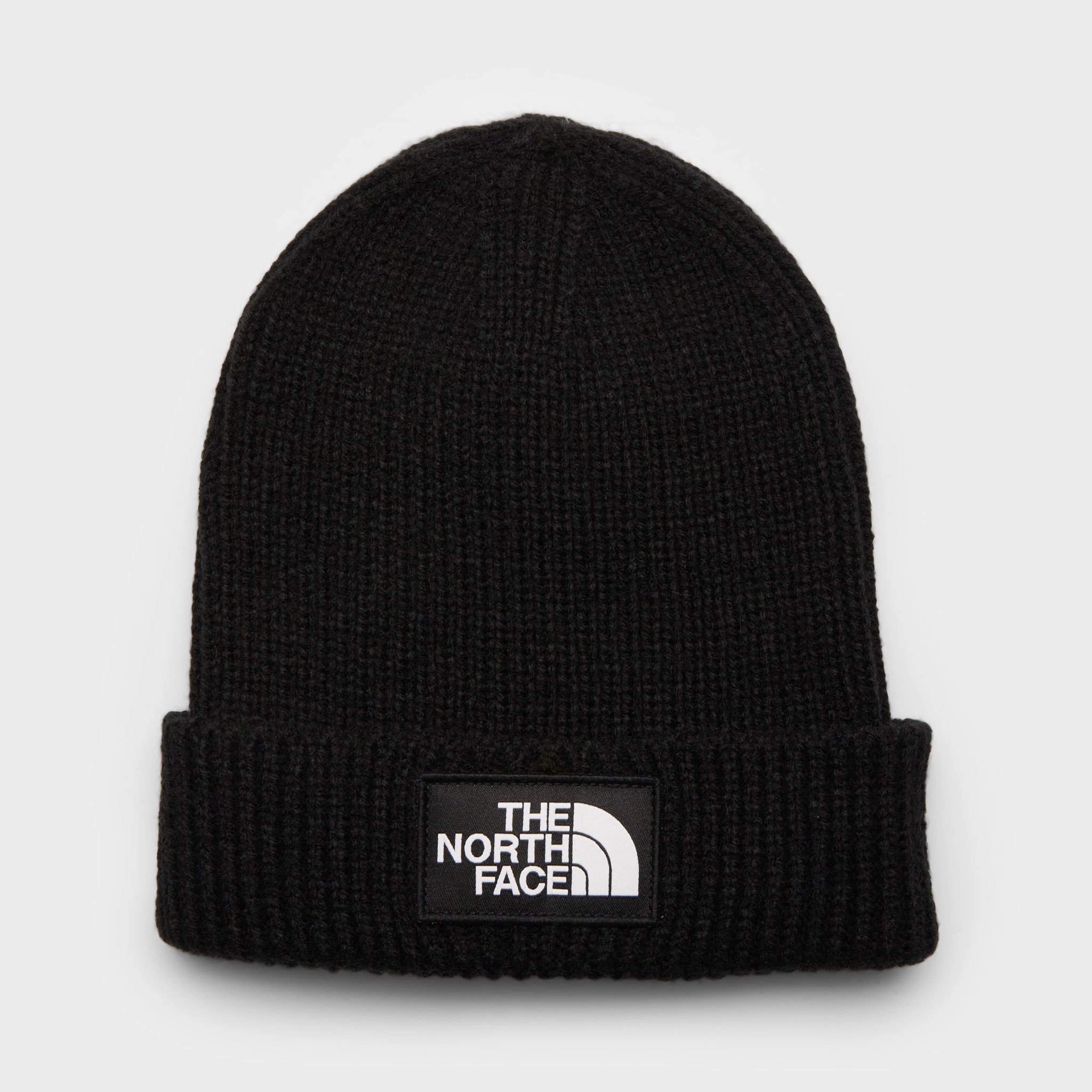 The North Face Kids' TNF Box Logo Cuffed Beanie / TNF Black