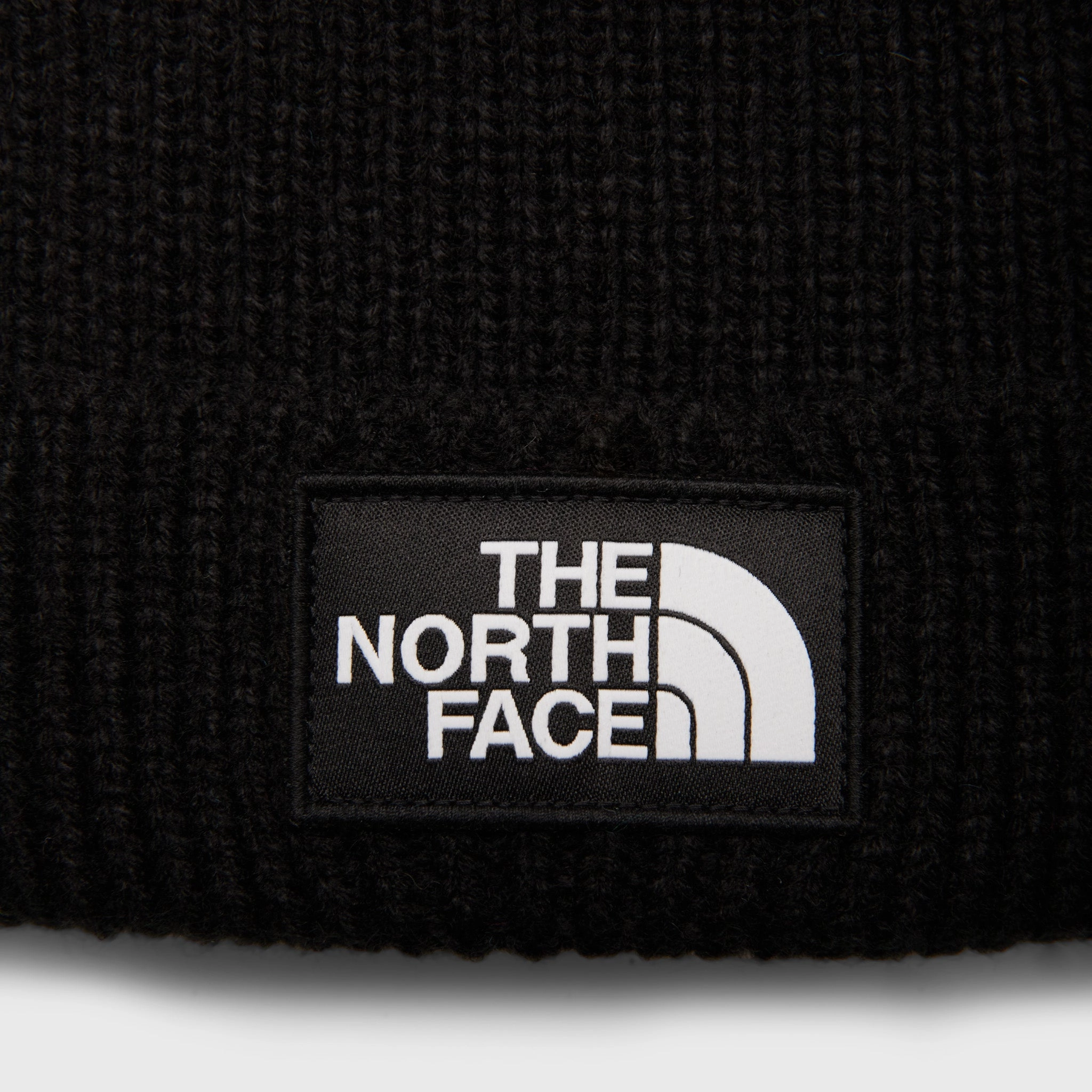 The North Face Kids' TNF Box Logo Cuffed Beanie / TNF Black