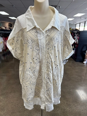 Top Ss By Oli & Hali In Tan & White, Size:M