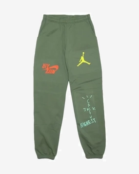 TRAVIS SCOTT X NIKE HIGHEST IN THE ROOM SWEATPANTS GREEN