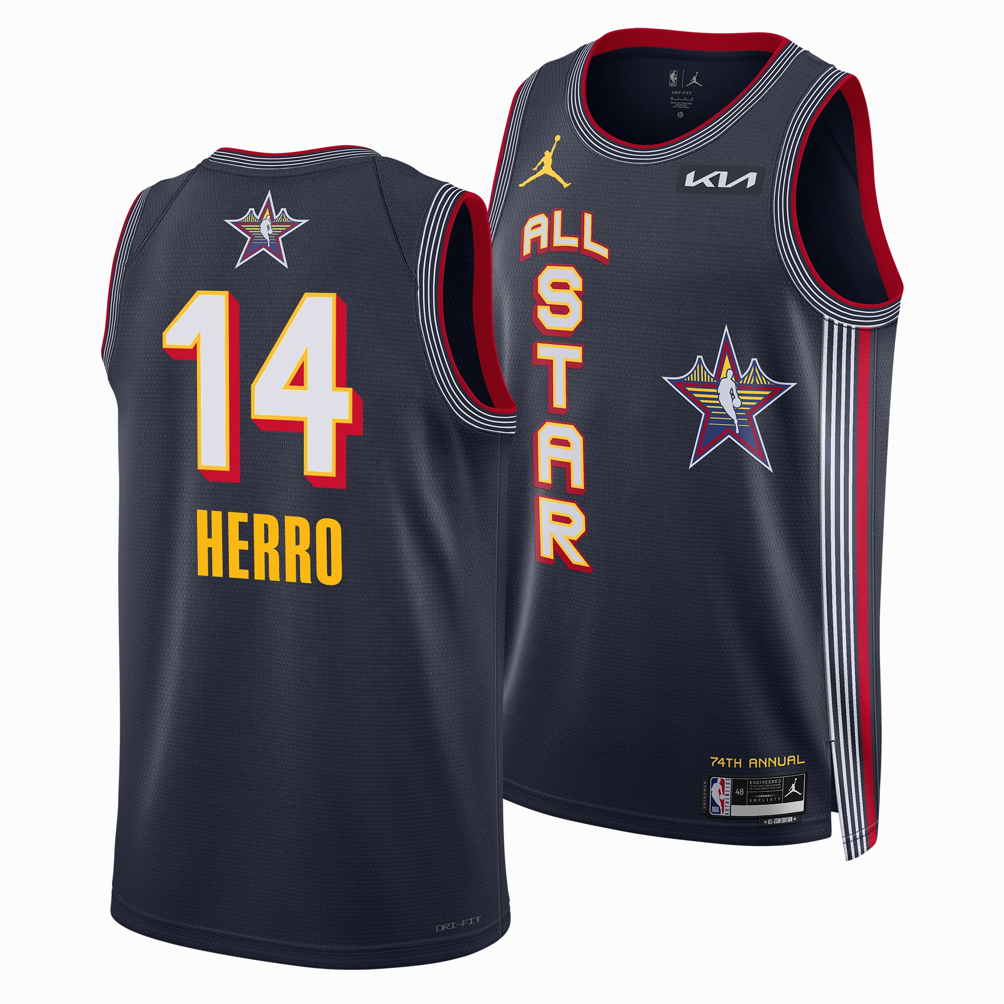 Tyler Herro Jordan Brand 2025 All-Star Youth Swingman Jersey