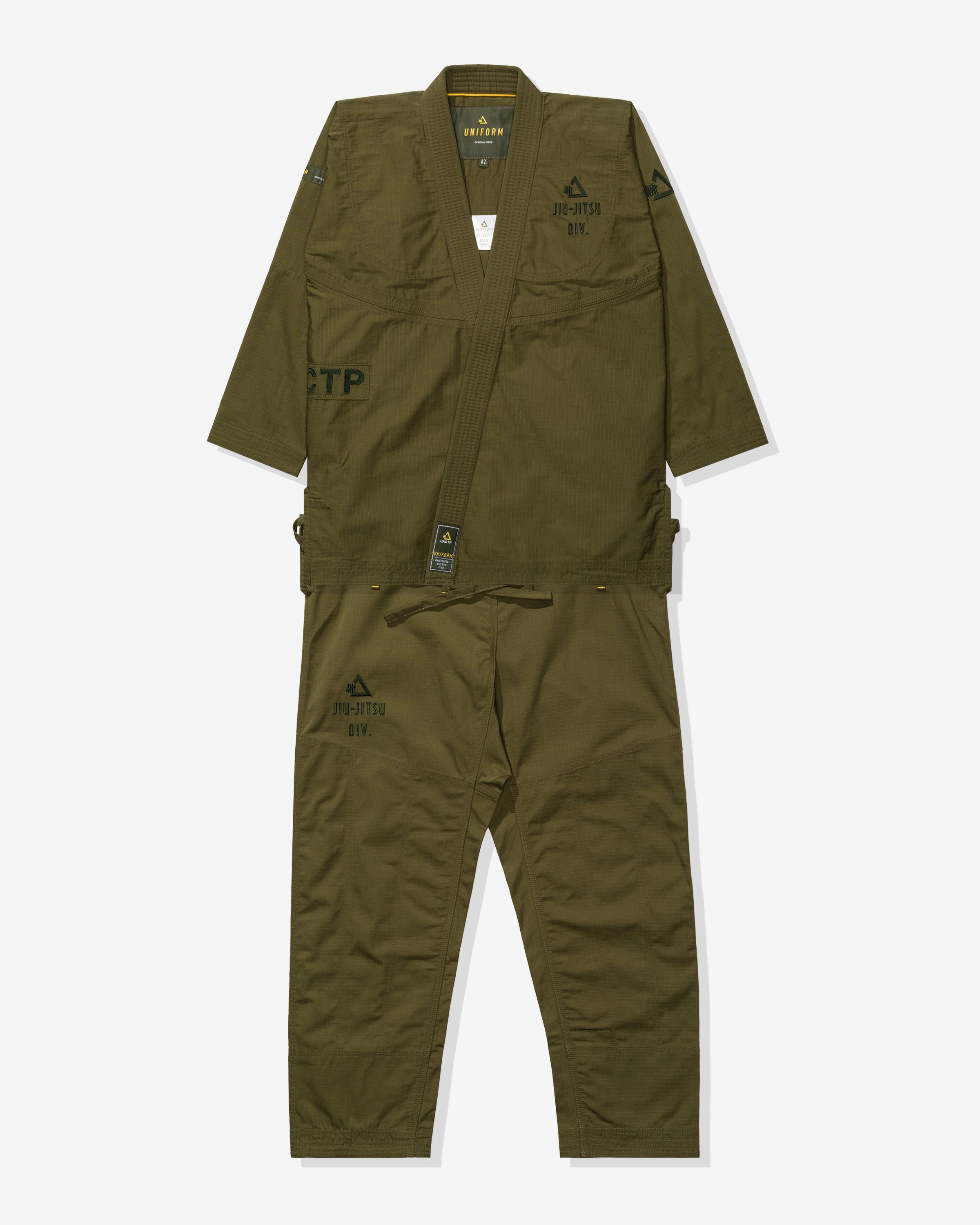 UACTP LIGHTWEIGHT TRAINING KIMONO - ARMYGREEN