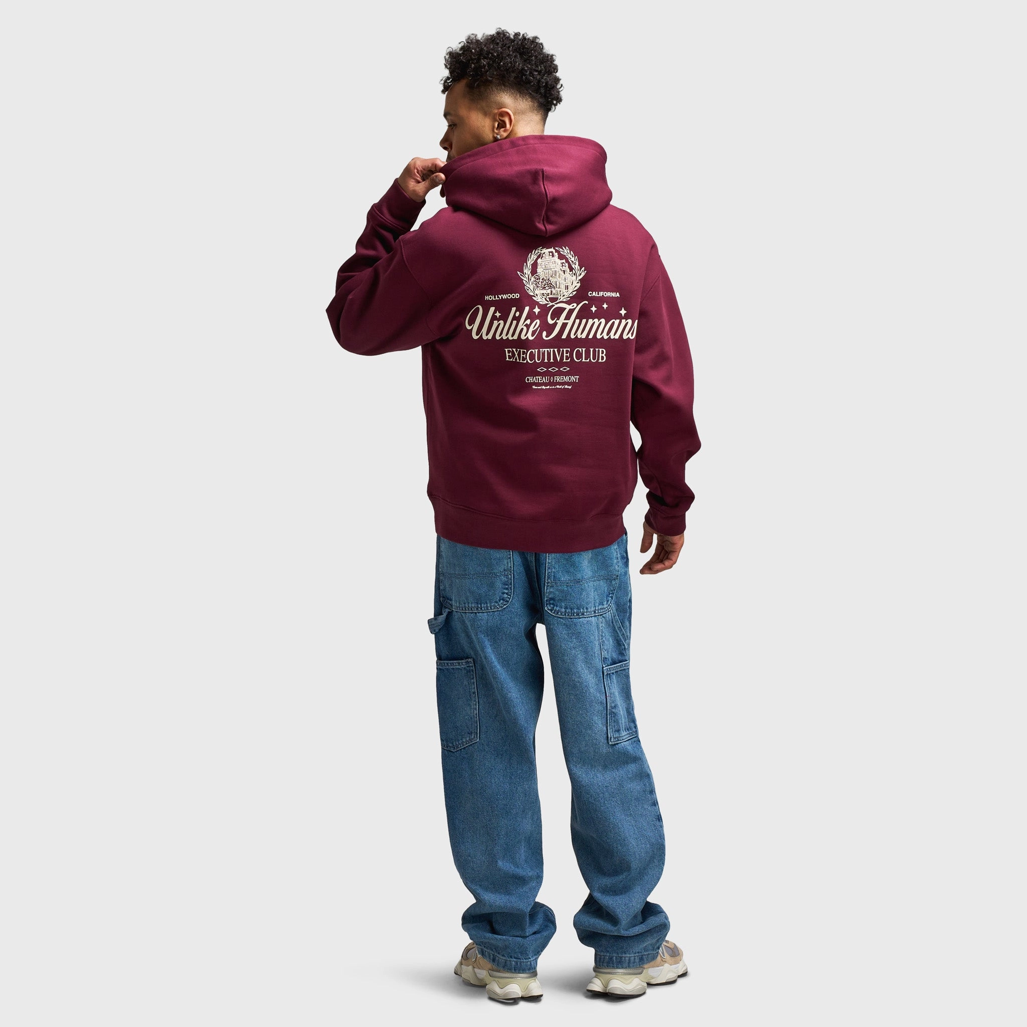 Unlike Humans Fremont Pullover Hoodie / Windsor Wine