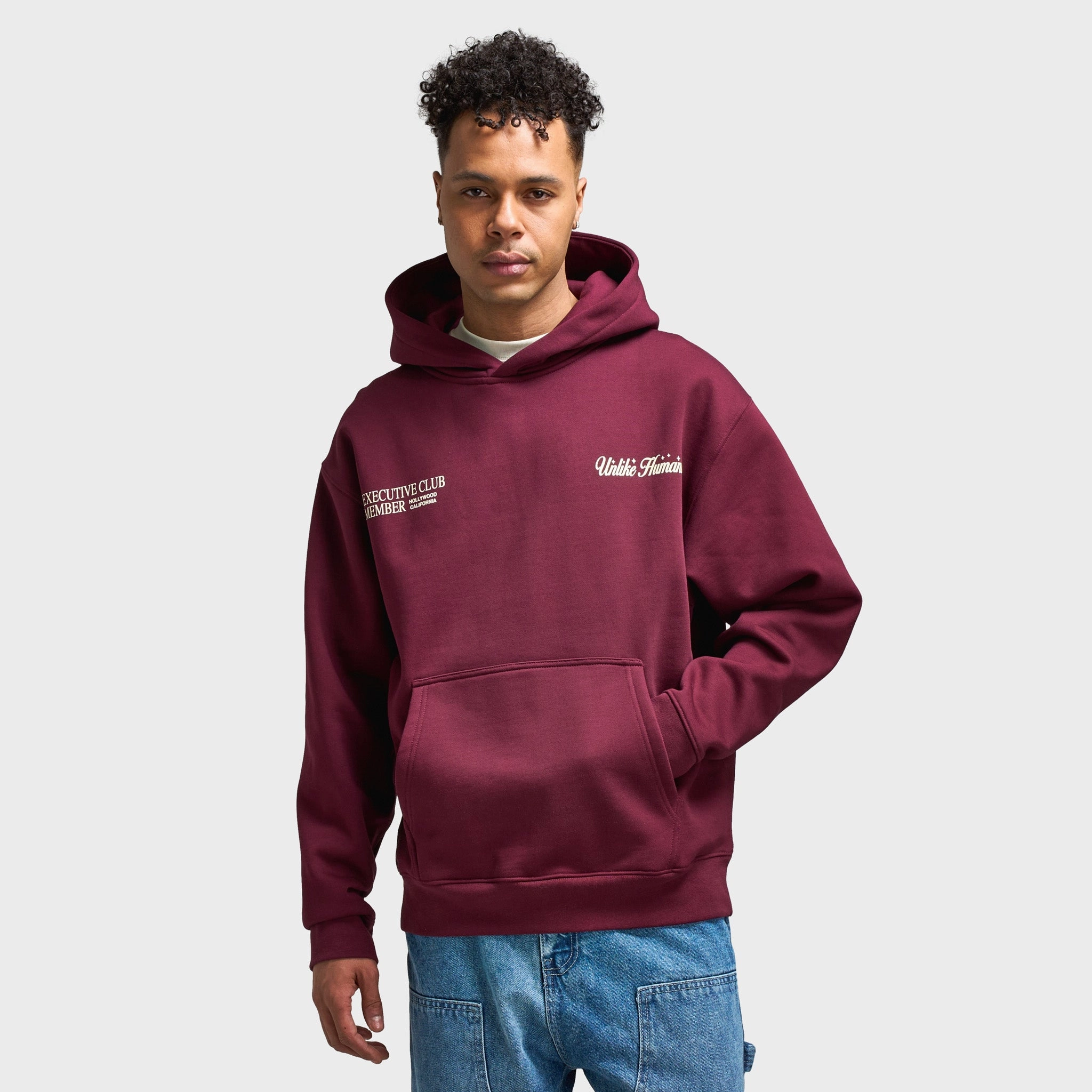 Unlike Humans Fremont Pullover Hoodie / Windsor Wine
