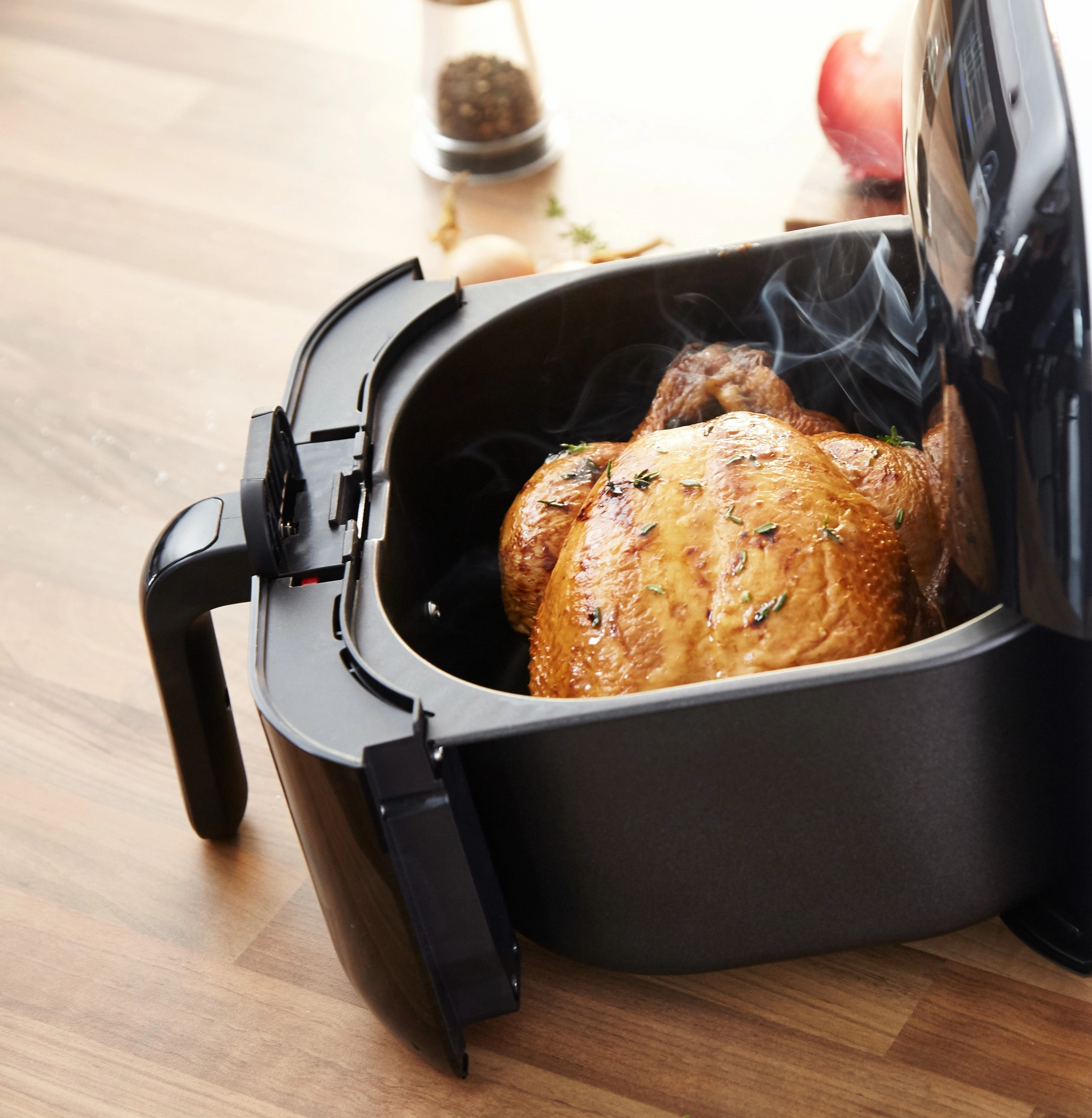 User manual and frequently asked questions Tefal Ultimate Fry Deluxe FX202D Air Fryer