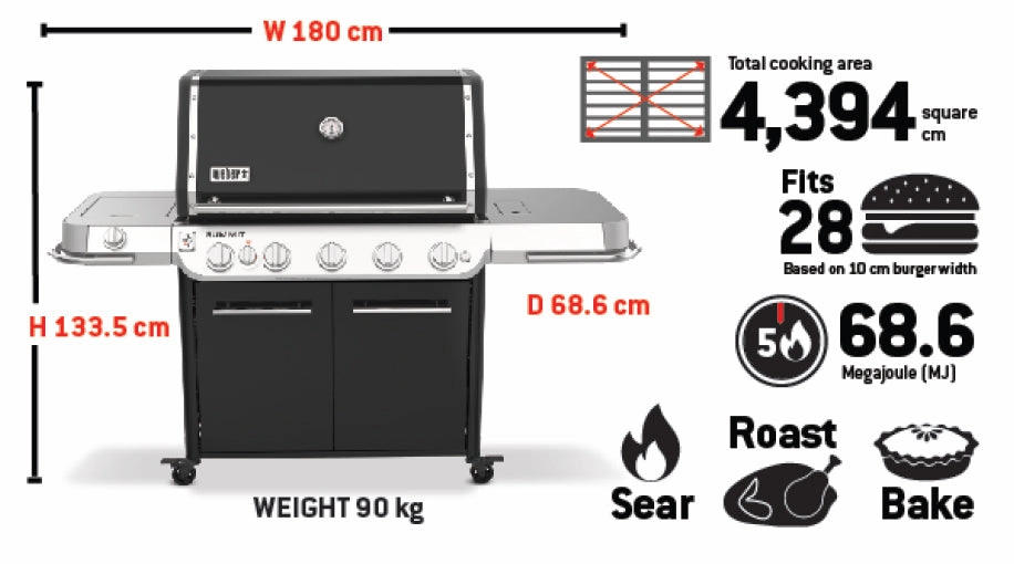 Weber Summit FS38 ULPG Black